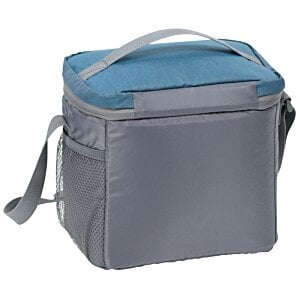 Additional Image 3 - a grey and blue cooler bag