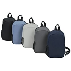 a row of bags with a strap