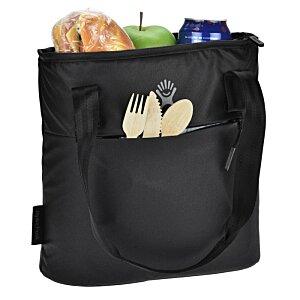 Additional Image 4 - a black bag with food in it