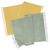 a group of folded towels