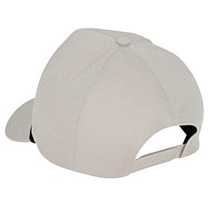 Additional Image 1 - a white hat with a black strap