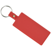 a red rectangular key chain