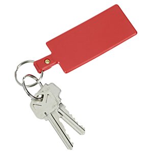 Additional Image 2 - a red key chain with a red label
