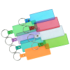a group of colorful keychains
