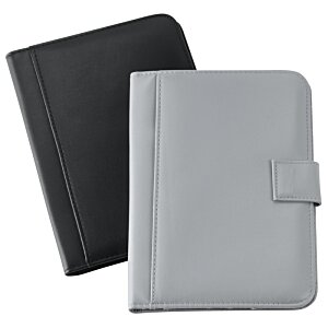 Additional Image 4 - a black and grey leather case