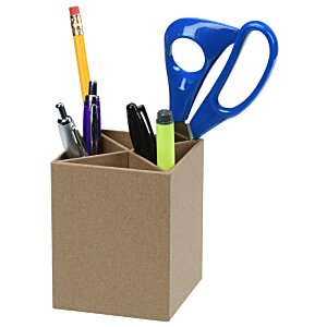 Additional Image 1 - a pencil holder with pens and scissors