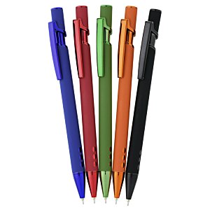 a group of pens in different colors
