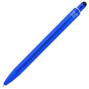 Additional Image 3 - a blue pen with a black rubber cap