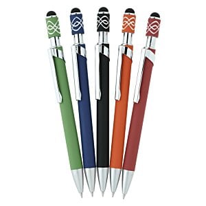 a group of pens in a fan