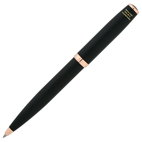 Additional Image 3 - a black pen with a gold band