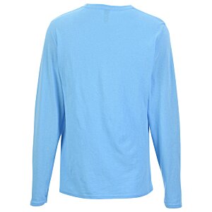 Additional Image 1 - a blue long sleeved shirt