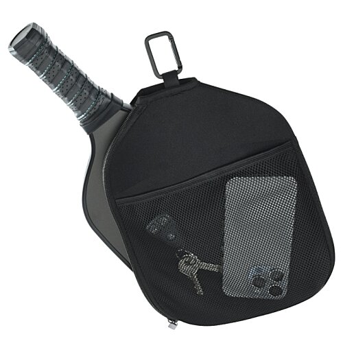Additional Image 2 - a black bag with a handle and a phone
