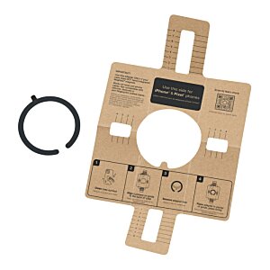 Additional Image 8 - a brown piece of paper with a circle and a black circle