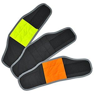 Additional Image 8 - a group of black socks with orange and yellow stripes