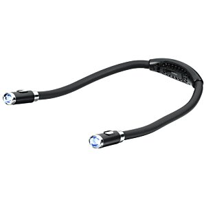 Additional Image 2 - a black cable with blue lights