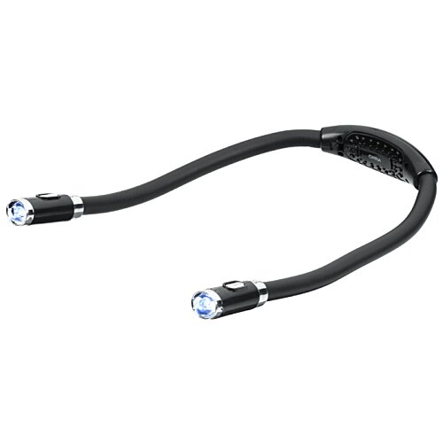 Additional Image 2 - a black cable with blue lights