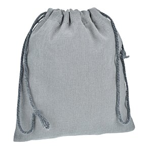 Additional Image 1 - a grey bag with drawstring