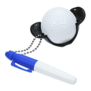 Additional Image 1 - a white ball with a blue pen