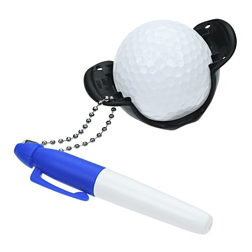 Additional Image 1 - a white ball with a blue pen