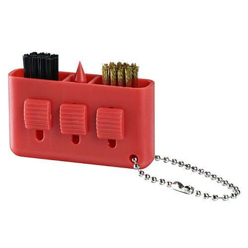 Additional Image 3 - a red key chain with four buttons