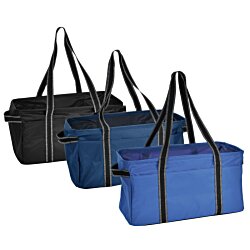 a blue and black bag