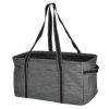 a grey bag with straps