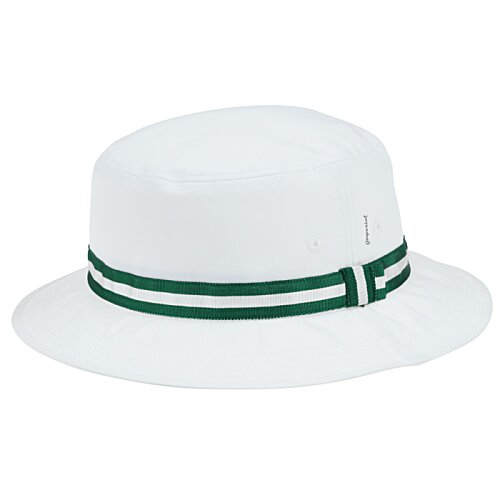 Additional Image 1 - a white hat with green band