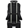 Additional Image 3 - a black suitcase with silver straps