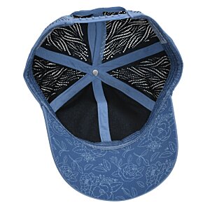 Additional Image 3 - a blue hat with a black strap
