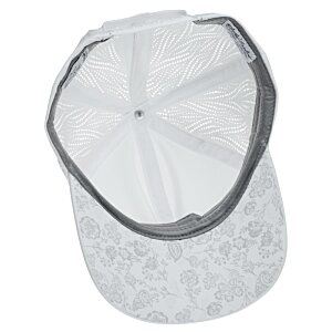 Additional Image 7 - a white hat with a black visor