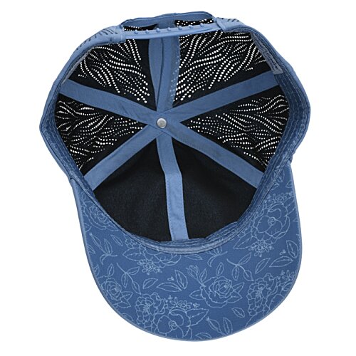 Additional Image 3 - a blue hat with a black strap