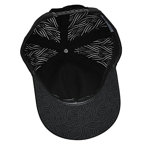 Additional Image 5 - a top view of a black hat