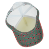 Additional Image 3 - a hat with a red and black polka dot pattern