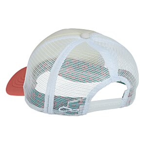 Additional Image 1 - a white cap with a red and white cap