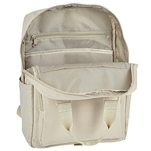 Additional Image 1 - a white backpack with pockets