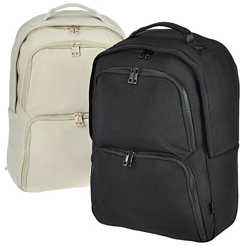 Additional Image 4 - a black and white backpacks