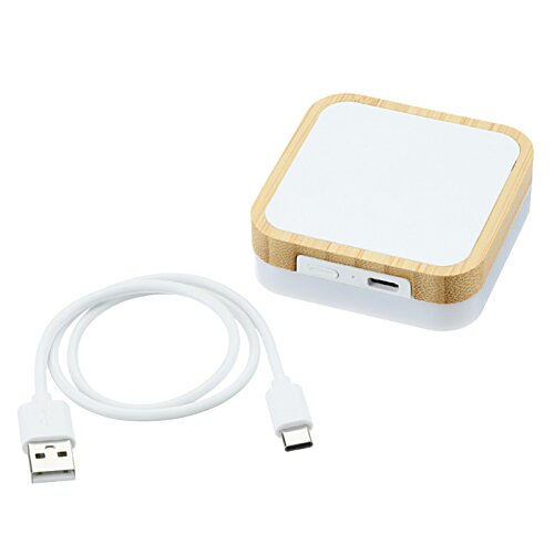 Additional Image 5 - a white and yellow square box with a white cord