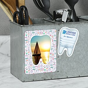 Additional Image 5 - a grey box with a picture of tooth and a tooth sticker