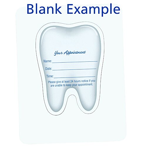 Additional Image 6 - a white tooth with blue text