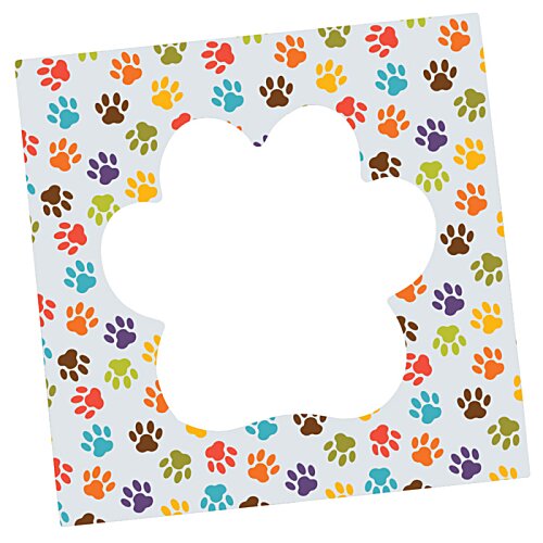 Additional Image 3 - a white flower shaped object with colorful spots