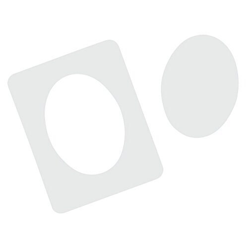 Additional Image 5 - a white object with a black circle