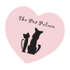 Additional Thumbnail Image 4 - a pink heart with a black cat and a black cat silhouette