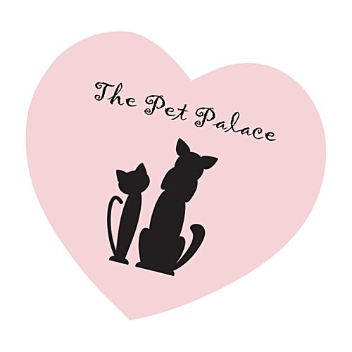 Additional Image 4 - a pink heart with a black cat and a black cat silhouette