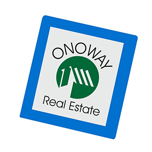 Additional Image 4 - a blue and white square with a green logo