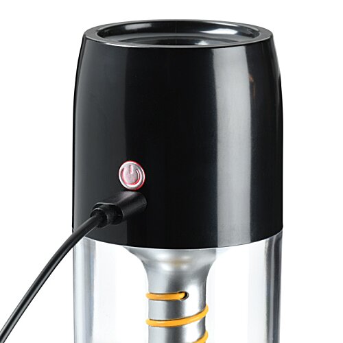 Additional Image 5 - a black and clear cylindrical object with a black cord