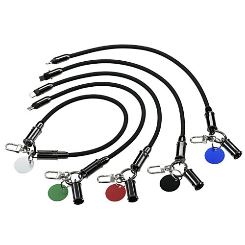 Additional Image 5 - a group of black tubes with different colored buttons