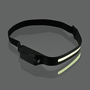Additional Image 4 - a black headband with a light on it