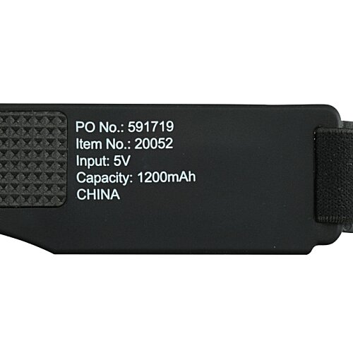 Additional Image 8 - a black object with white text