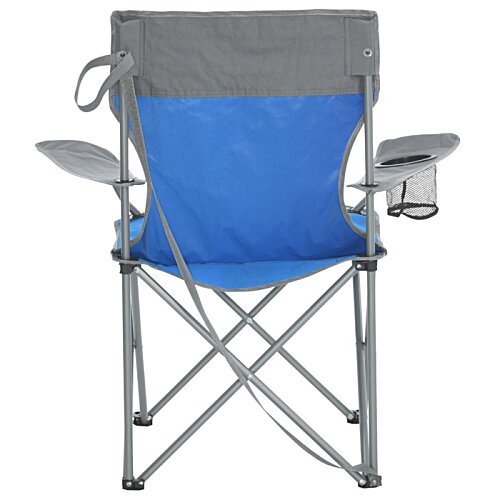 Additional Image 1 - a blue and grey folding chair