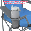 Additional Thumbnail Image 2 - a blue chair with a white container on it